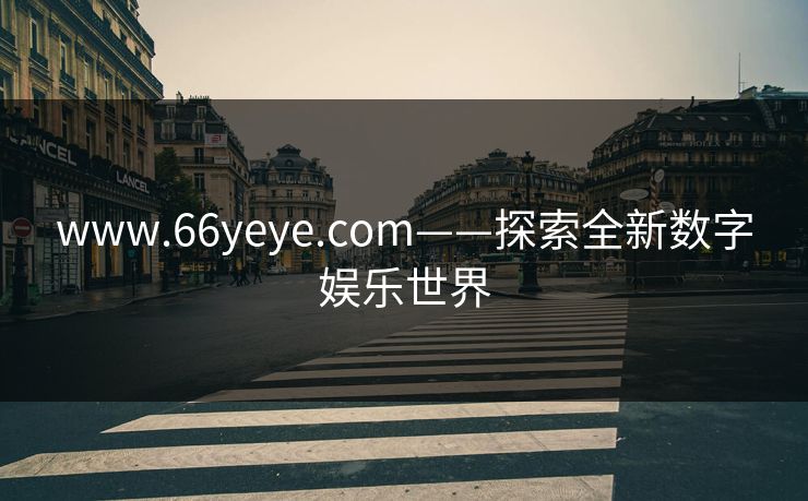 www.66yeye.com——探索全新数字娱乐世界